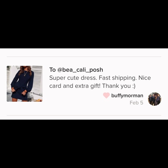 (Last 1) Spring fashion dress with front tie/navy - Picture 2 of 5